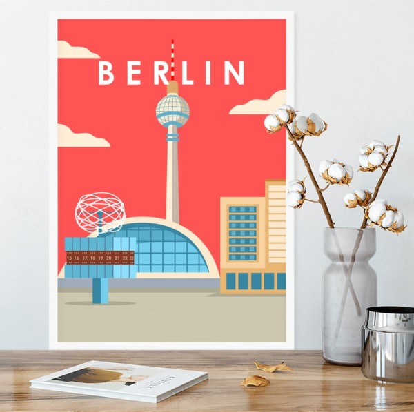 Berlin Poster Illustration - verschiedene Größen
