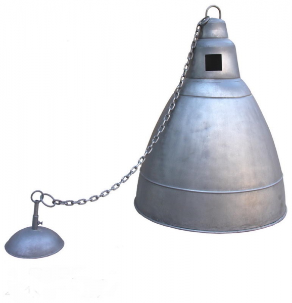Industrial Design Lampe aus Eisen